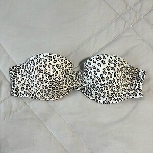 Victoria's Secret Cheetah Print Bandeau Bikini Top